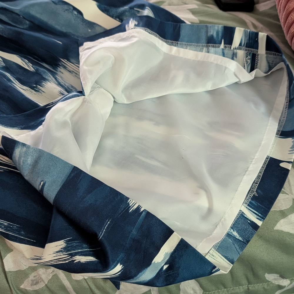 Calvin Klein Blue and White Dress - Picture 4 of 5